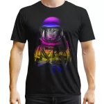 Camiseta Astronomia Leão Astronauta