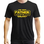 Camiseta Geek The Best Father In Galaxy