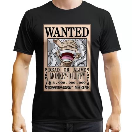 Camiseta One Piece Procurado Luffy