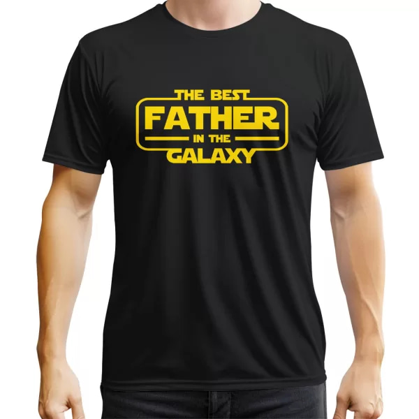 Camiseta Geek The Best Father In Galaxy