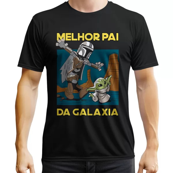 Camiseta Melhor Pai Da Galáxia