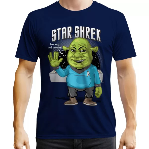 Camiseta Shrek Star Trek