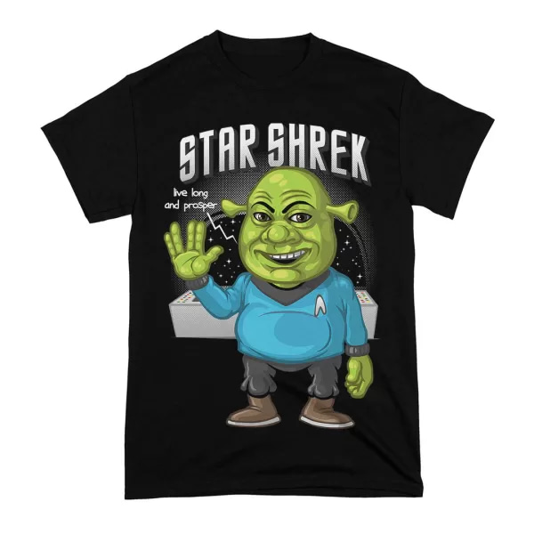 Camiseta Shrek Star Trek